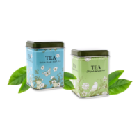 Blooming Tea Assortment Storage Box with assorted teas