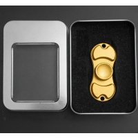 Gold 2 Wing Ninja Rotating Metal Fidget Toy