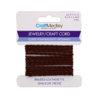 Light brown jewellery and craft cord