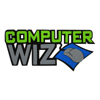 3D Computer Wiz Foam Sign, colourful and fun