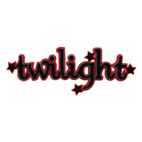 3D 'Twilight' Foam Sign, twelve inches in size