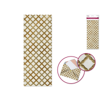 Designer Fabric Crop-It Sticker Luxe White for embellishment