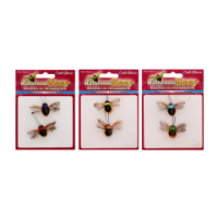 Craft Decor Mushroom Bees, whimsical crafting embellishments