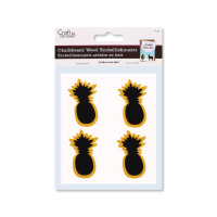 5cm Pineapple Chalkboard Stickers Pack of 4