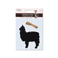 9cm Wooden Llama Hangers with Jute Cord