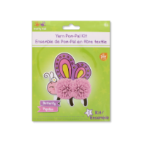 Diy Yarn Pom-Pom Butterfly Craft Kit