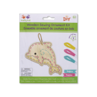 Diy Wooden Dolphin Sewing Ornament Kit