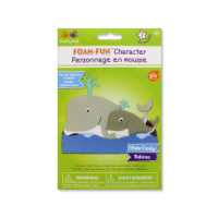 DIY Foam-Fun Character Kit Makes Whale Family