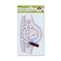 DIY Pirate Paper Headband Kit with markers