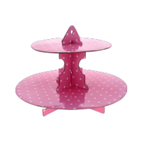 Pink Polka Dot Cupcake Stand for parties and events