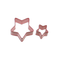 Star shaped cutter set, two pieces