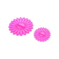 Large and small daisy embosser cake decorating accessory