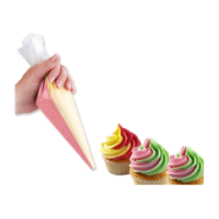Cake Decorating Plastic Piping Bags 3 Pack
