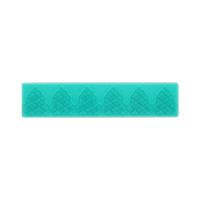 Cake decorating diamond grid embosser tool