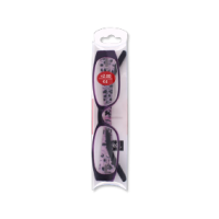 Full-frame trendy reading glasses with +2.00 magnification