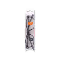 STYLISH FULL RIM BLACK READING GLASSES +1.00