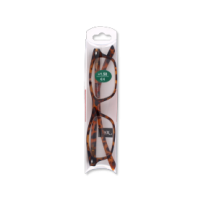 Stylish +1.50 Reading Glasses with Brown Tortoise Frame