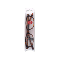 Stylish +2.00 Reading Glasses with Brown Tortoise Frame