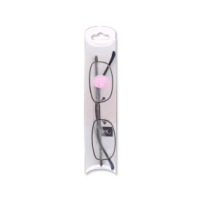 Metal slim reading glasses +3.00 with full rim