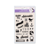 4.3x6.3 inch reusable clear crafting stamps