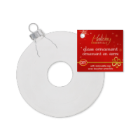Doughnut Shaped Glass Ornament