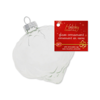 Fillable Glass Onion-Shaped Ornament