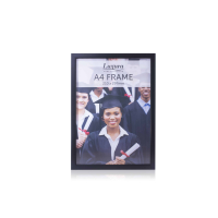 A4 black picture frame 210 x 297mm with glass front