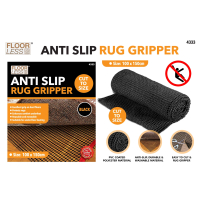 ANTI SLIP RUG MAT GRIPPER BLACK 100 X 150CM