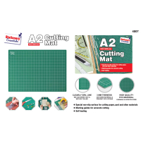 PVC A2 cutting mat 450 x 600 mm with grid