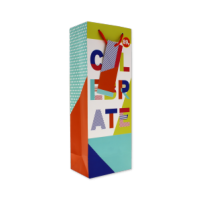 Stylish 'Celebrate' Bottle Gift Bag