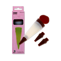 Stylo Deco pastry decorating pen with three nozzles.