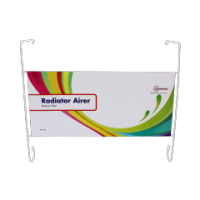 Deluxe 2-bar radiator clothes airer folded flat