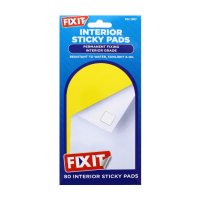 Pack of 80 interior double sided sticky pads
