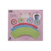 Cake Wraps and Toppers in assorted colours