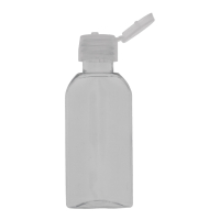 60ml empty plastic bottle with a white lid