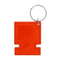 Red computer shaped keychain for wholesale