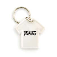 White t-shirt shaped key chain