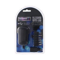 DAEWOO AC/DC ADAPTOR 1000MA WITH USB