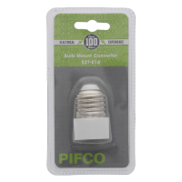 Pifco E27 to E14 screw bulb mount converter adapter