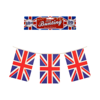 PARTY BUNTING FLAGS UNION JACK-20 FLAGS 10M