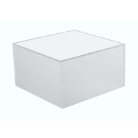 Clear acrylic nested box 30x30x11cm for retail display