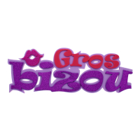 3D foam sign 'Gros Bizou' 12 inch