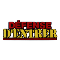 3D 'Defence D'Entrer' Foam Sign 12 Inch
