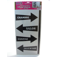 Wall Art Autocollants Quelle Direction for decorative use