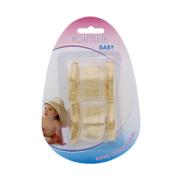 Transparent baby safety corner guards for furniture protection.