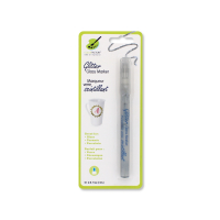 Metallic Silver Glitter Glass Permanent Marker 3ml