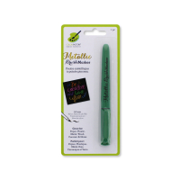 Green Metallic Permanent Brush Marker
