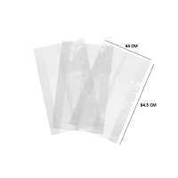 Clear medium duty refuse sacks 725x850mm bulk pack