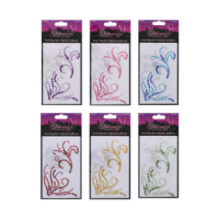 Explosion Swirl & Sparkle Stickers for craft projects