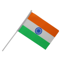 INDIA MINI FLAG WITH POLE